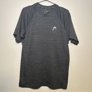 HEAD Men’s Short-Sleeve Performance Tee in Charcoal Gray